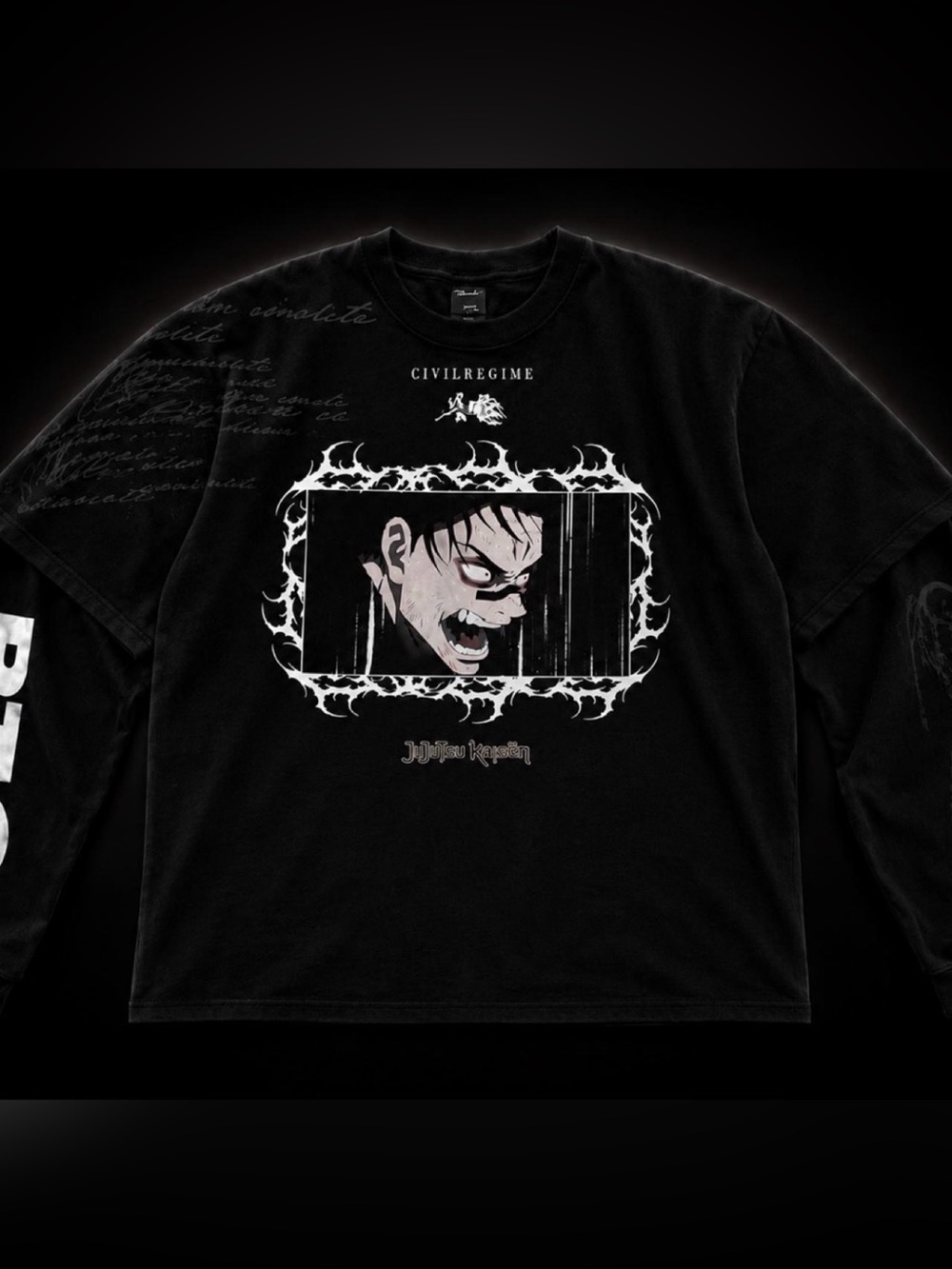 Civil Regime x Jujutsu Kaisen ‘Cursed Bloodlines’ Choso Twofor - Size XXXL - NWT